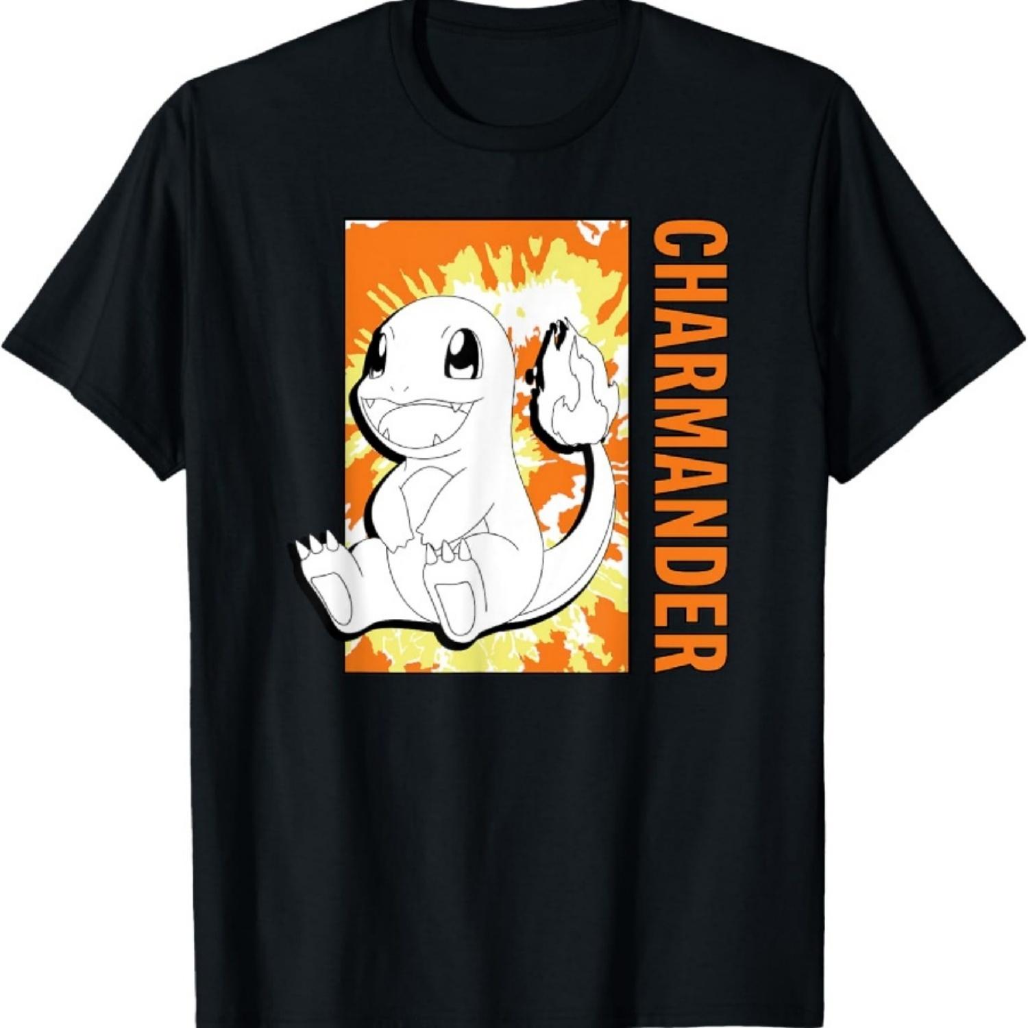 Pokémon - Tie Dye Charmander T-Shirt XXXXXL чёрный