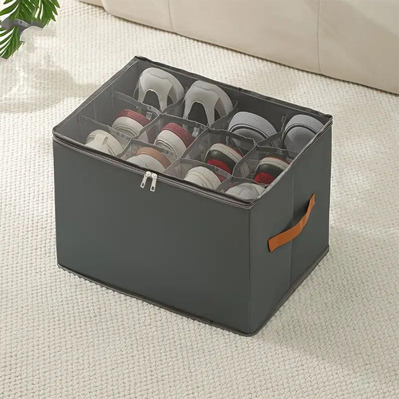 1pcs Foldable Shoe Storage Box Dustproof Clothes Storage Box Multi-functional Home Storage Organizer