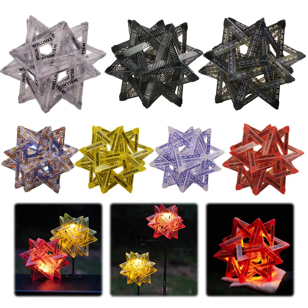 DIY Outdoor Star Camping Light Shade Wear-Resistant Atmosphere Lampshade Decorative Lampshade for 38explore Lights