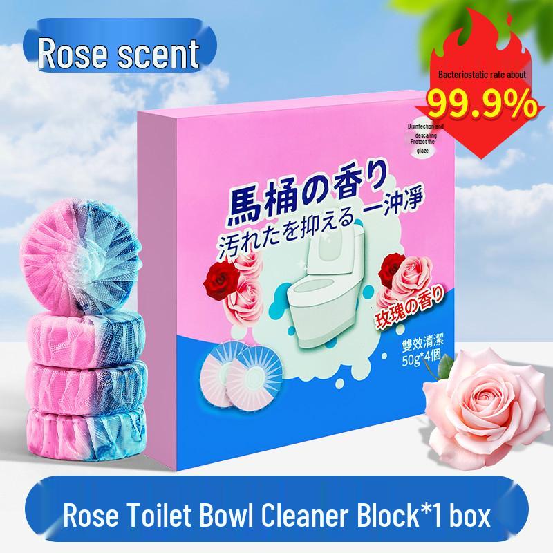 Automatic Disposable Toilet Bowl Cleaner & Deodorizer - Removes Odors & Descales