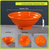 Pinmoya 22cm Orange Melamine Noodle Bowl