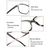 Turezing Reading Glasses Men And Women Blue Light Blocking  Fashion Print Flower Frame Prescription Eyeglasses
