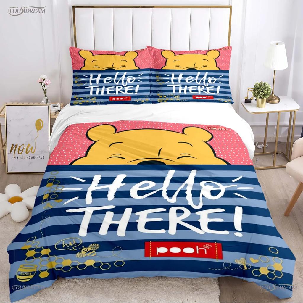 Comforter Winnie The Pooh All Season Comforter Bedding Sets Soft And S Single/Double/Queen/King