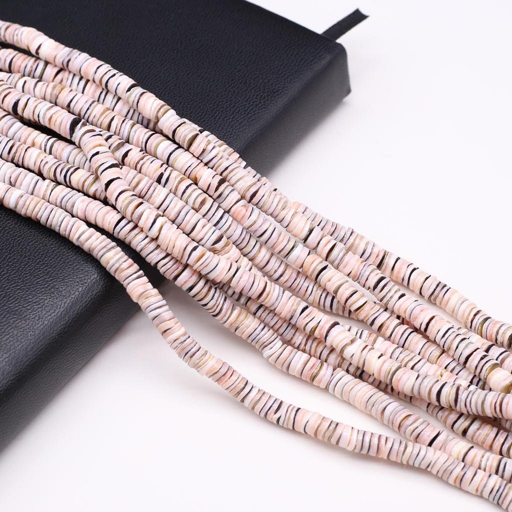 Shell Spacer Beads Natural Freshwater Shell Isolation Beads 6mm For Jewelry Making DIY Necklace Bracelet Earrings Accessory