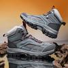 Men's large size lightweight mountaineering soft sole winter warm anti-slip wear-resistant casual sports cotton boots