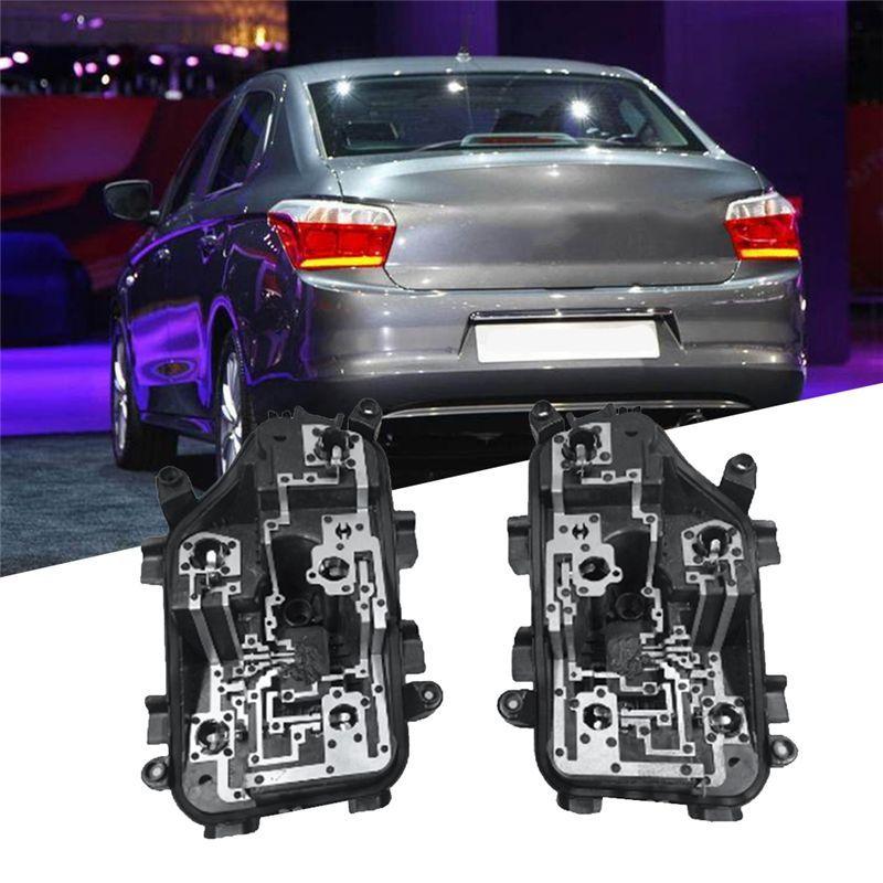 1Pair Rear Taillight Circuit Board Base Parts For Citroen C-Elysee 2017-2019 Brake Tail Lamp Holder Wiring Board No Bulb