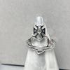 Hollow Heart Adjustable Ring Punk Vintage Jewelry For Women Girls Fashion Geometric Irregular Rings