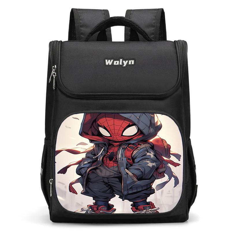 Lightweight Spiderman Girls Backpack With Large Storage For Use Educational