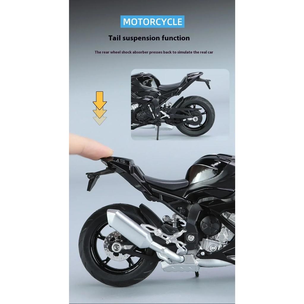 1/12 BMW RRS1000 Alloy Diecast Motorcycle Model Collect Hobbies Simulation Racing Model Super Sport Miniature Collection Gifts