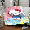 1pc Hello Kitty Milk blanket Lightweight Flannel Throw for Sofa Bed Travel Camping Livingroom Office Couch Chair