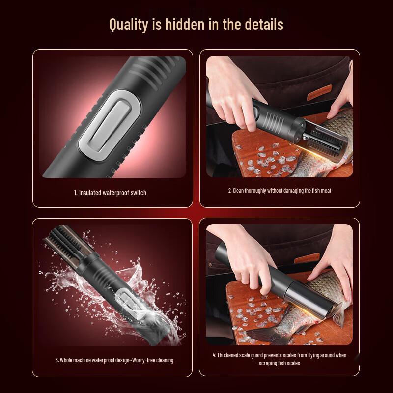 Baijie Rechargeable Electric Fish Scaler
