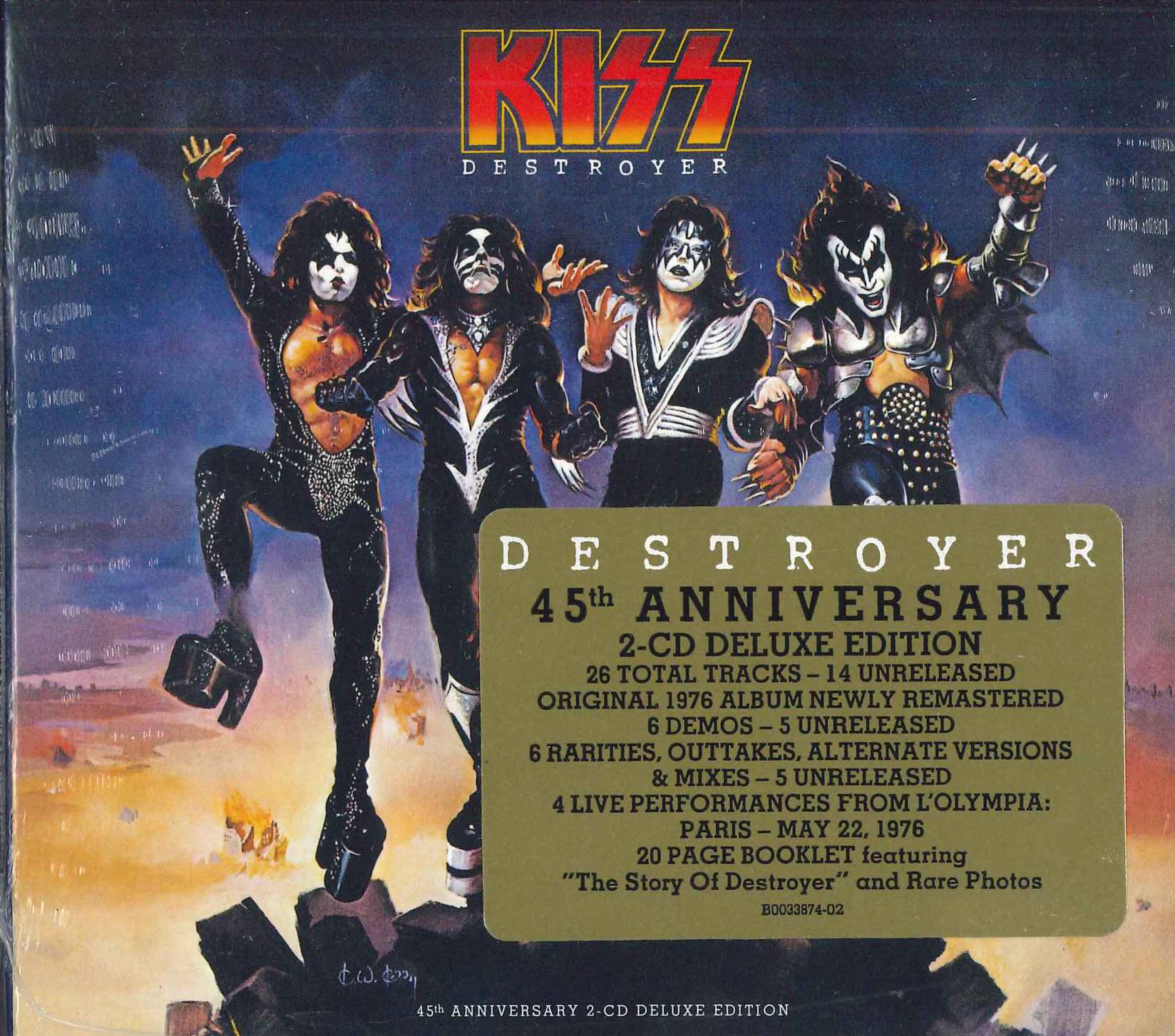 

CD KISS - Destroyer B003387402 UMe 2021 US Рок