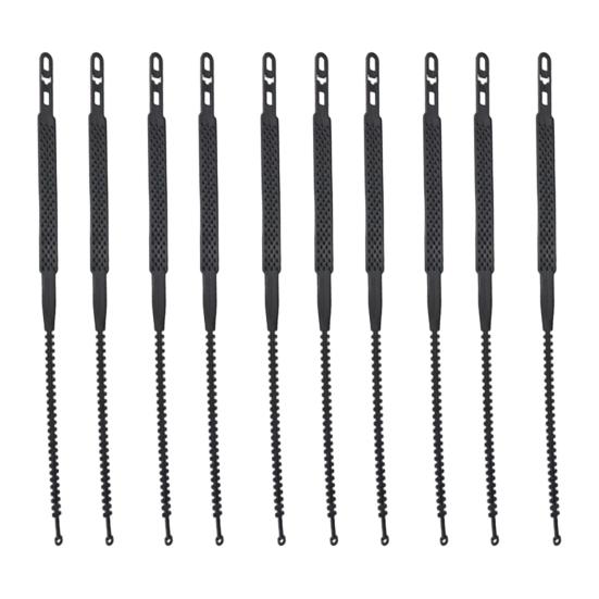 Universelle Schneeketten für SUV-Trucks Tragbare Notfall-Anti-Rutsch-PE-Kunststoff-Kabelbinder für schlammige eisige Straßen Schnellmontage Traktionshilfe für den Winter