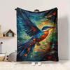 1pc Avian Colors Lightweight Flannel Blanket, Comfortable and Warm Blanket, for Office and Camping Sofa Bed, Livingroom200