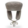 VARZAR VA Studded Fly Wool Beret Beige
