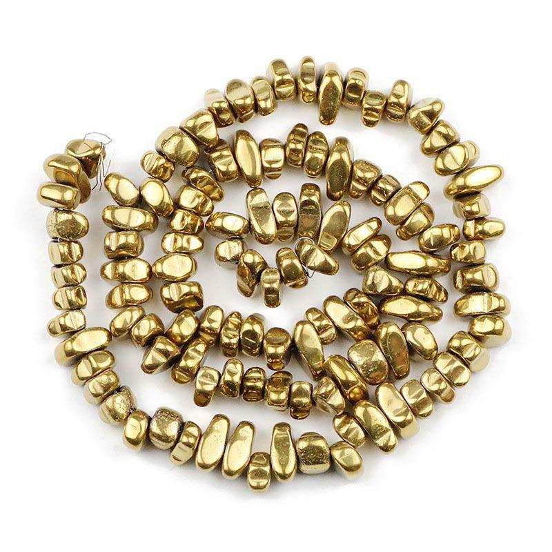 4-8mm Black Bile Stone Beads, Color Plated Loose Beads for DIY Bracelet or Necklace.