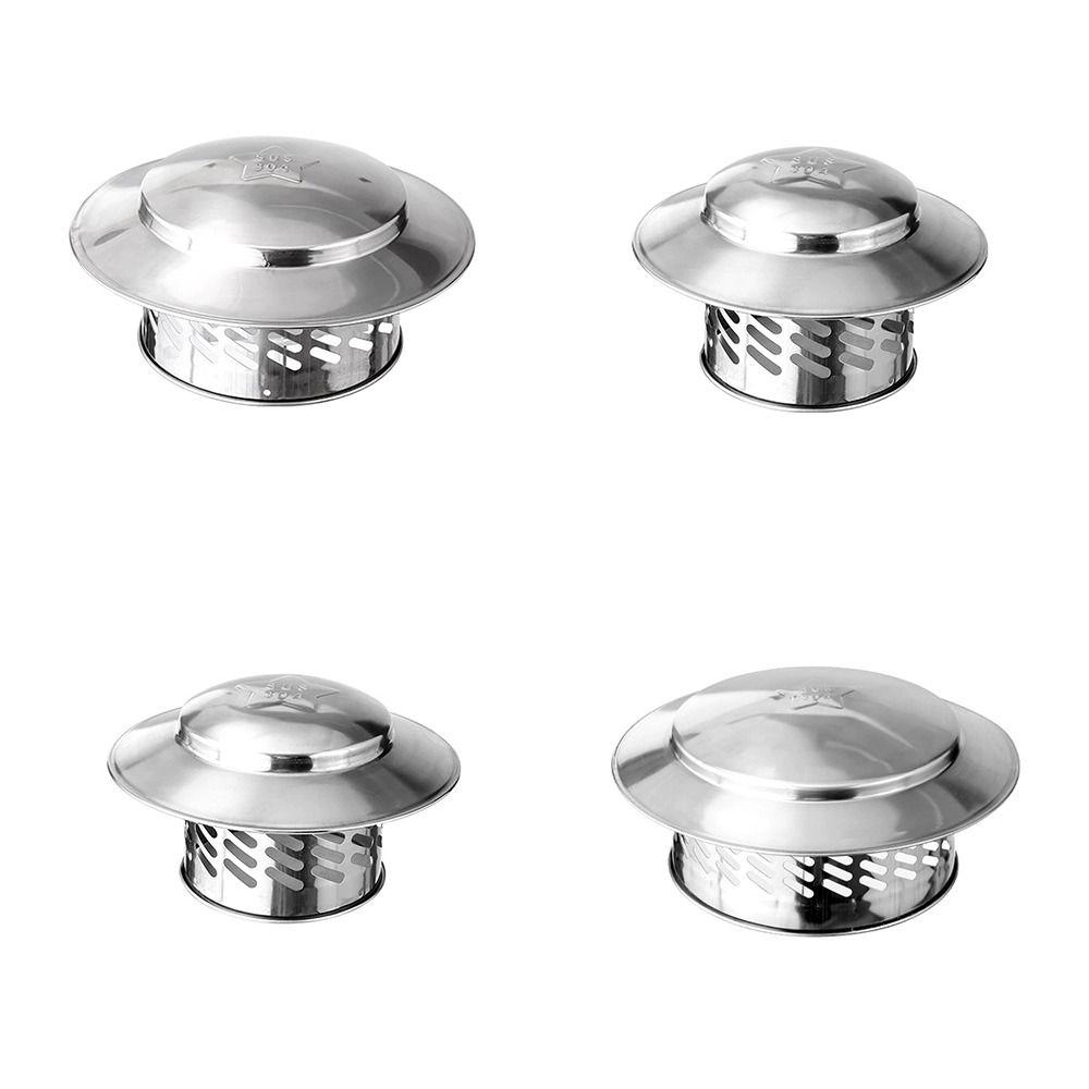 80/110/160/200mm Wand Frischluftauslass Winddichtes Dachrohr Ablufthaube Universelle Schornsteinhaube Rohr