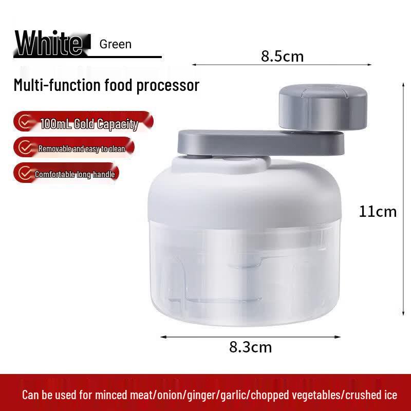 Manual Hand-Pull Garlic & Food Chopper