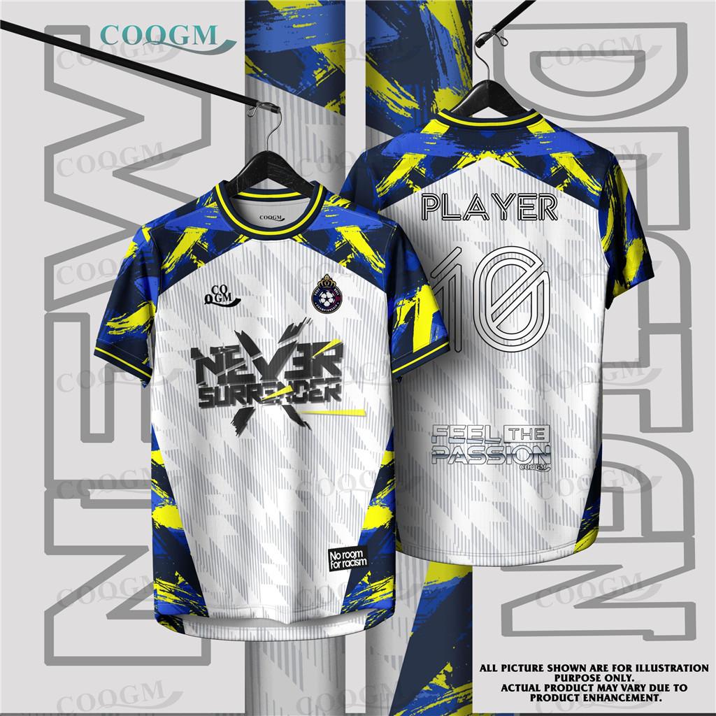 

никогда не сдавайся Полная сублимация футзал футболка baju футболка с индивидуальным именем baju lelaki сетчатая футболка спортивная дышащая ткань подходит L