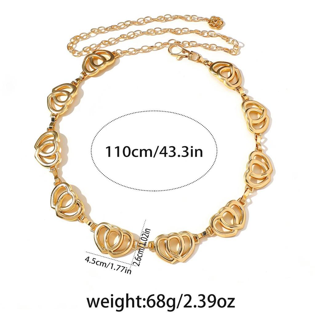 Bohemian Retro Metal Waist Chain for Women - Ethnic Style Body Jewelry
