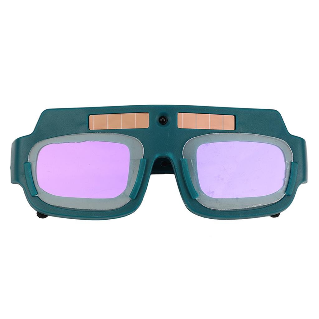 Solar Auto Darkening Welding Goggle Arc and Strong Light Protection Dimming Glasses Dark Green