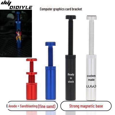Supporto verticale per scheda grafica interamente in alluminio per computer desktop
