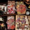 40 pieces Vintage plant PET decorative landscaping sticker Pack Adhesive diy sticker scrapbook material