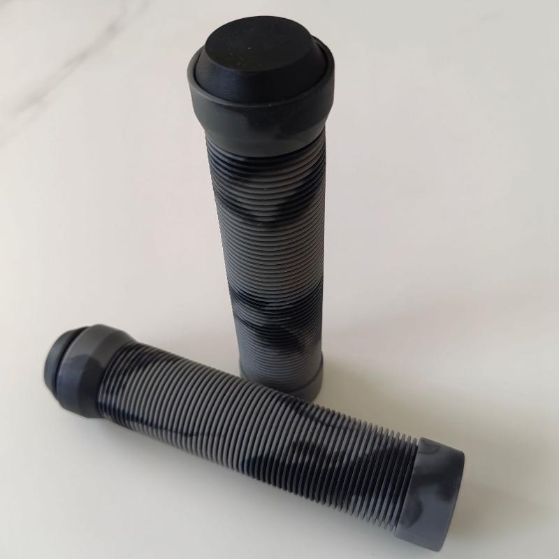 1 Coppia Gomma TPR Ergonomica Comoda Manopole Manubrio Mountain Bike Antiscivolo Ammortizzanti Coprimanubrio Bicicletta