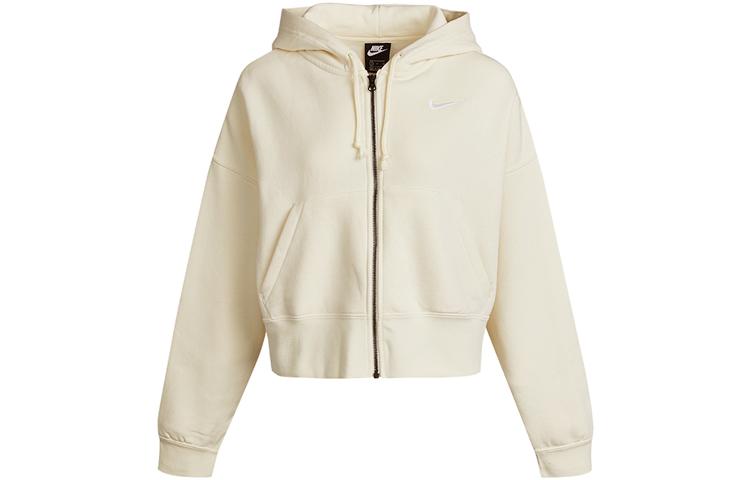 Nike Cropped Coats Women s Ecru Hooded Moderate CK1506-113 L