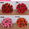 18 Heads Real Happy Flower 10 Colors Mini Valentine's Day Flowers Photography Photo Gift Rose Flowers Decorative Home Decorative