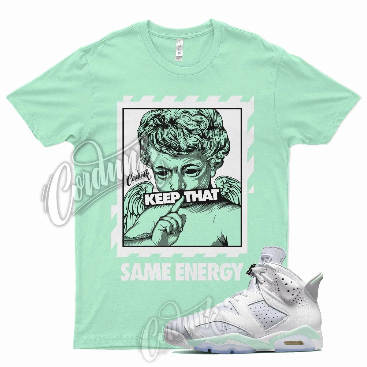 

Футболка ENERGY для J1 6 WMNS Мятная Пена Чистый Платиновый Зеленое Свечение Dunk Low 1 5 2XL