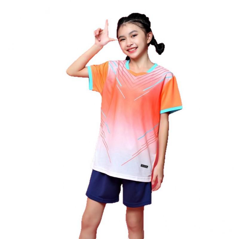 Kids Adult Quick-Dry Sports Training Set Badminton Football Table Tennis Breathable Synthetic Blend Uniform