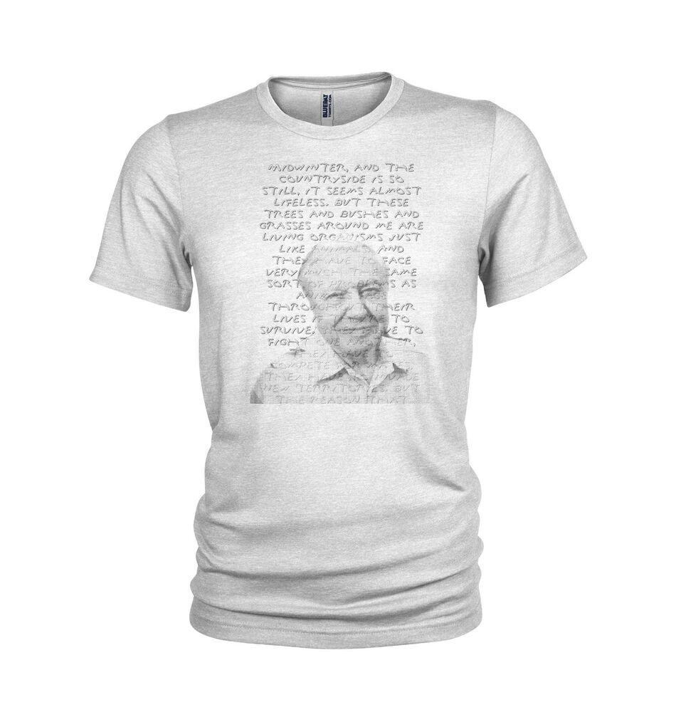 

David Attenborough Bbc Legend Private Life Of Plants Unisex T-Shirt
