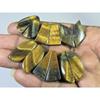 24-26 MM Natural Tiger Eye Matched Pair Fancy Loose Gemstone 6 Pair Lot C-995