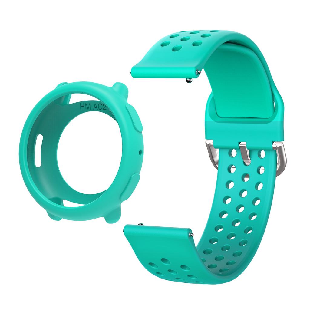 Silikon Schutzhülle+Armbandabdeckung Hülle Für Huami Amazfit Active2 Smart Ersatz Zubehör Rahmen Hüllen Bildschirmschutzhülle