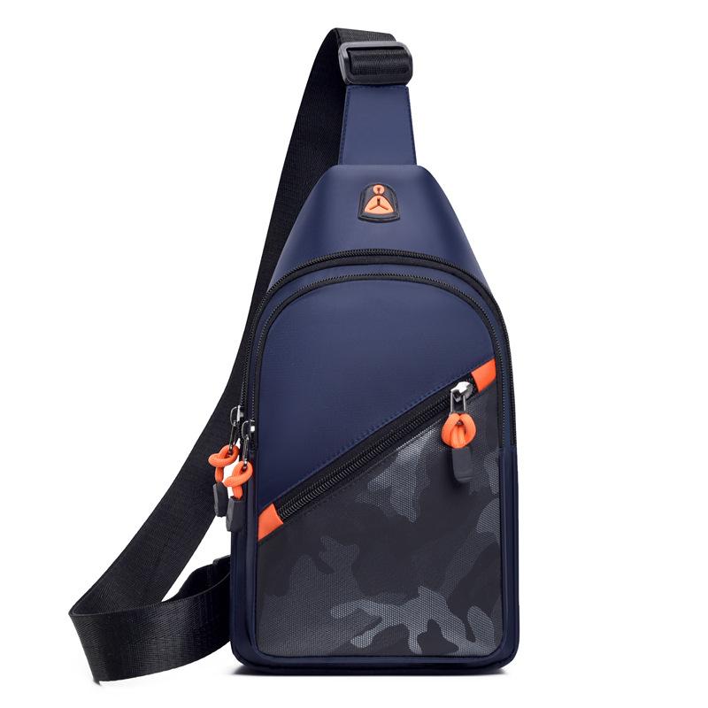 New Breast Bag Men's Bag Shoulder Messenger Bag Men's Trendy Boys Canvas Casual Men's Bag Trendy Brand Small Backpack Diagonal Span