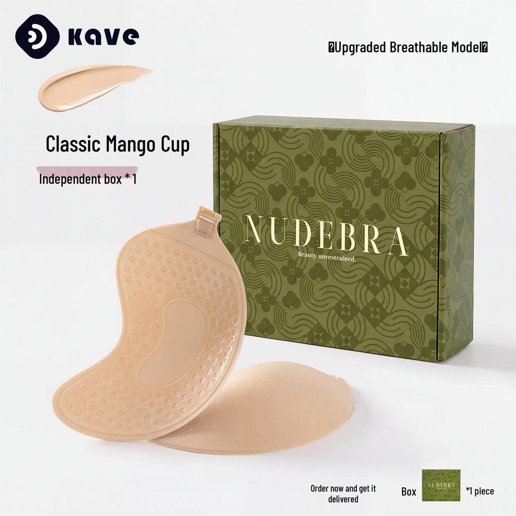 Reusable Invisible Lifting Chest Stickers for Women - Small Breasts, Wedding Dress Fit, Anti-Nipple Show, Mango Cup