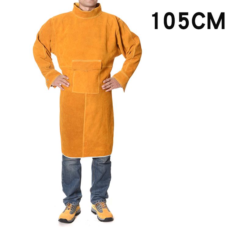 Rindleder Schweißerschürze - Flammenhemmend, Wärmeisolierend, Verbrühschutzanzug für Lichtbogenschweißen