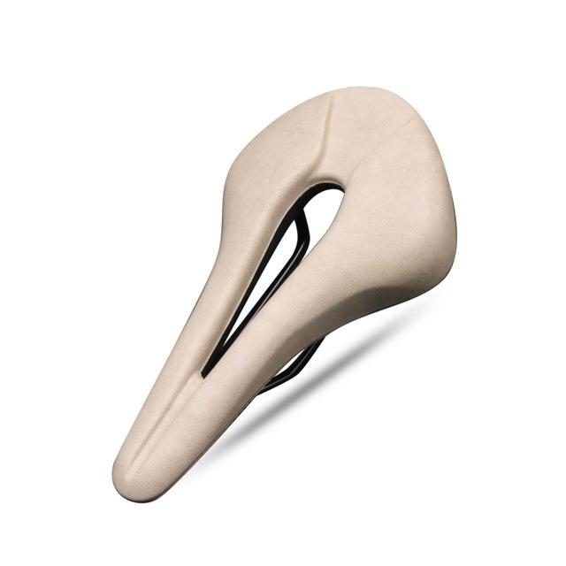 Self-Supporting Hollow Polyurethane Mountain Bike Seat Cushion with Ergonomic Groove Design-Bicycle Saddle Cycling Accessories