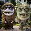 Halloween Stuffed Critters Plush Doll Creepy Prop Goth Plushie Cute Creative Calico Animal Monster Toys Figure Ornament Gifts