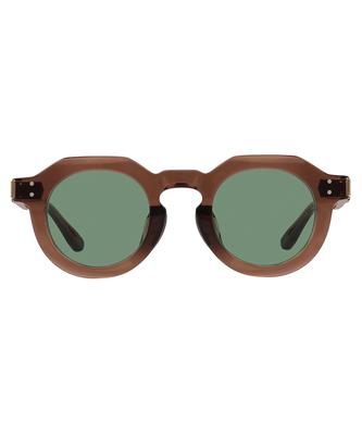 نظارات شمسية Zoff UNITED ARROWS نظارات شمسية فاخرة بتصميم Crown Panto مع حماية من الأشعة فوق البنفسجية UNITED ARROWS بتصميم Wellington (بنى (واضح) ZO251G07_43A1) ذو حافة واسعة