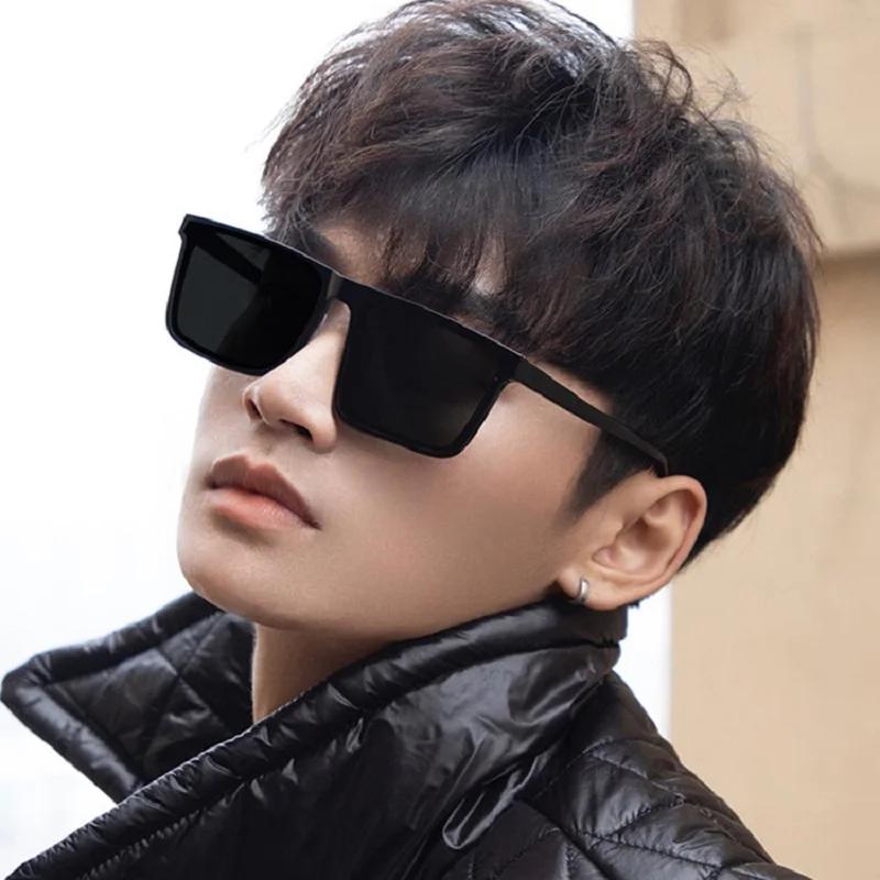 Square Sunglasses Women Oversized Sunglass Men Retro Black Driving Sun Glasses Shades Goggle UV400 Anti-UV Sunglasses