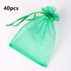 40Pcs 5 Sizes Fruit Grape Protection Bags Garden Drawstring Netting Mesh Bags Anti-Bird For Plant Strawberry Fruit Grow Bags