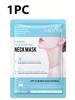 1/5/10PCS Firming And Rejuvenating Neck Mask, Neck Facial Mask, Containing Hyaluronic Acid, Asiatica