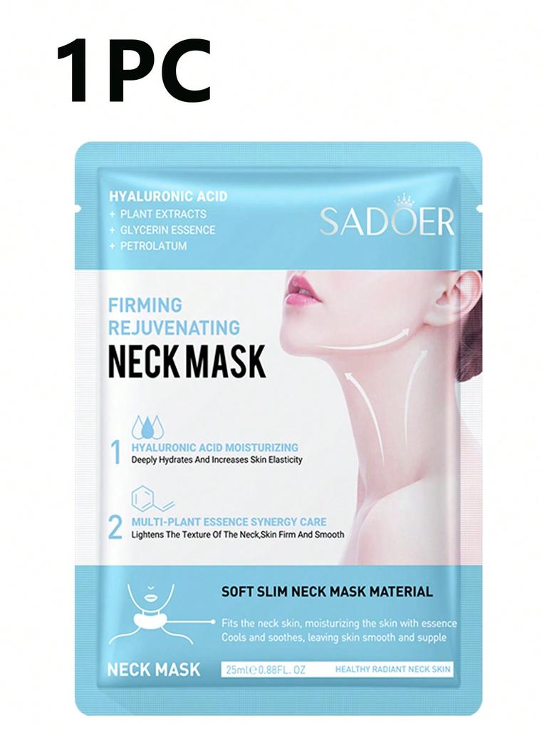 1/5/10PCS Firming And Rejuvenating Neck Mask, Neck Facial Mask, Containing Hyaluronic Acid, Asiatica