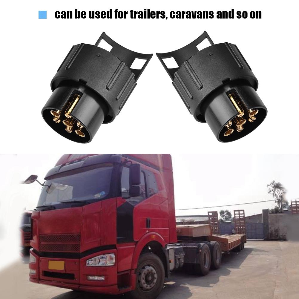 12V 7Pin To 13Pin N&S Trailer Socket Adapter Plug Converter Connector for Trailer Caravan
