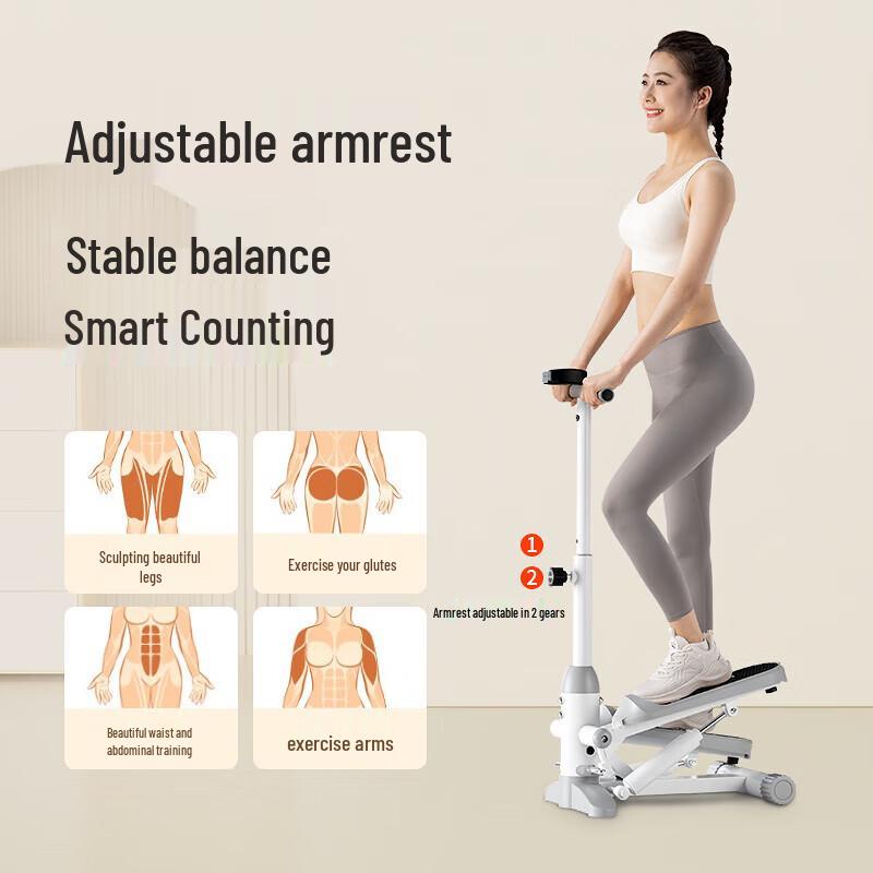 MERACH Quiet Mini Hydraulic Stepper Elliptical Trainer