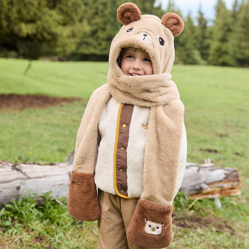 

Cartoon Lemon Baby One-Piece Winter Hooded Hat for Boys & Girls One Size 52-58cm (Ages 3-12)