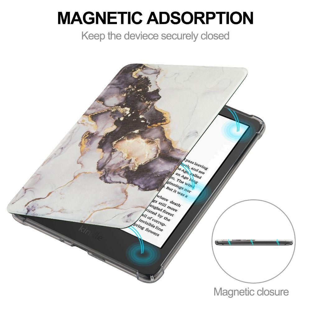 Auto Wake/Sleep e-Reader Case TPU Wear Resistant Protective Cover for Kindle Paperwhite 5 (11th Generation) 6.8 inch 2021