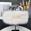 Women's Faux Mink Fur Winter Fisherman Hat - Ethnic Style, Windproof, Warm, Ear Protection, Versatile Plush Mongolian Design